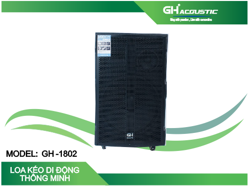 Loa kéo  GH 1802 - Bass đơn  50 cm