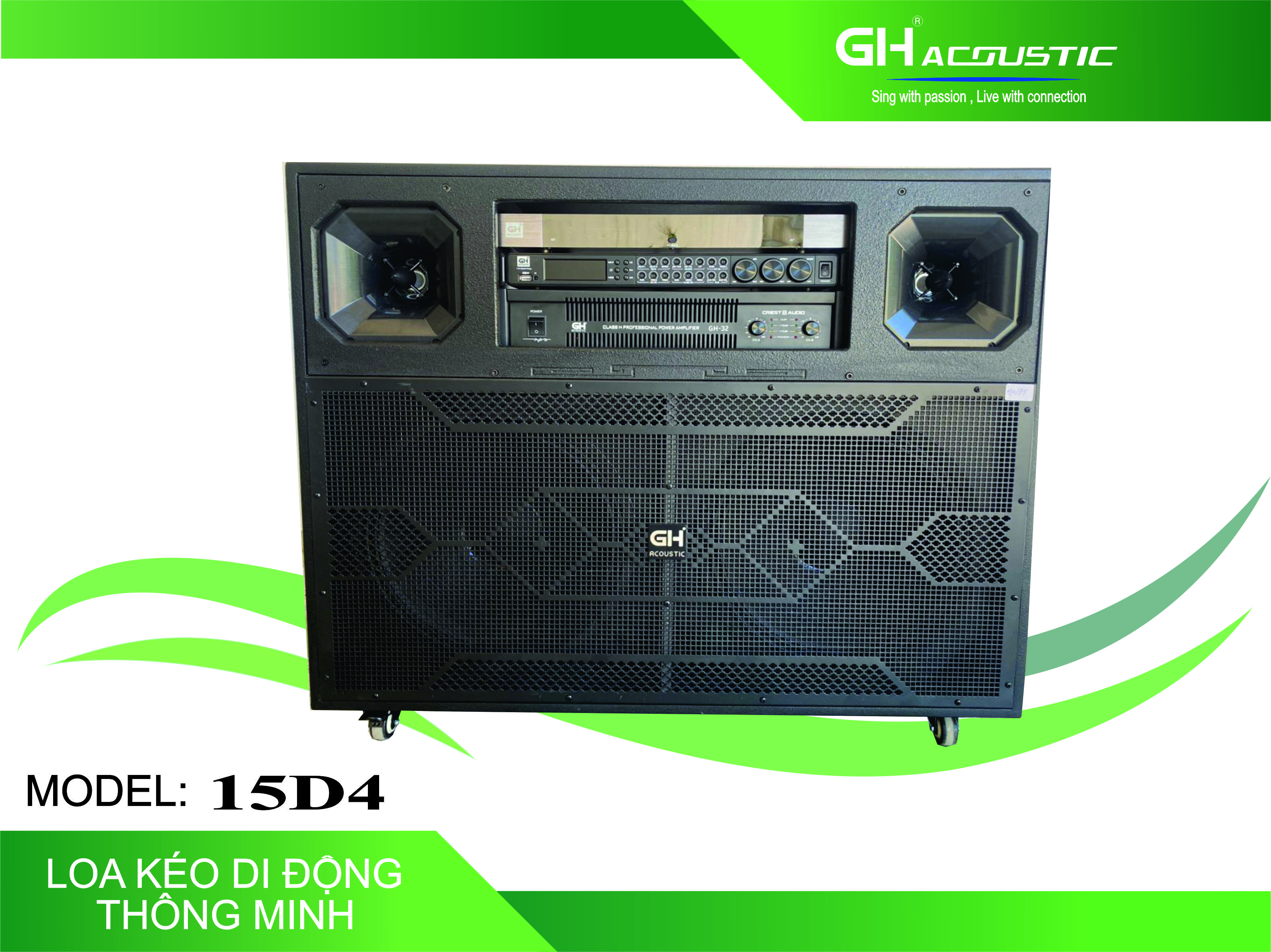 Loa Kéo Điện dàn 15D4