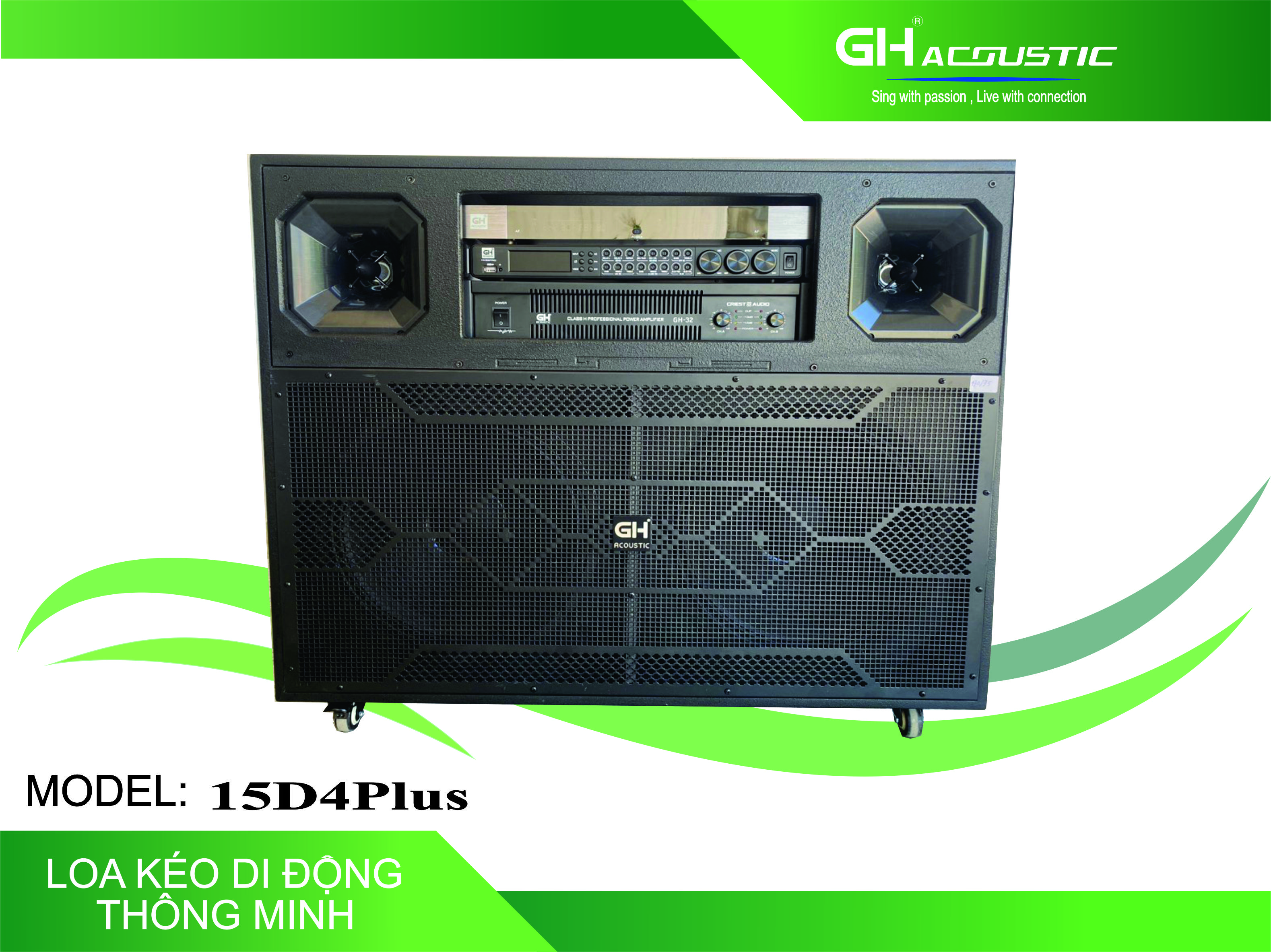 Loa Kéo Điện dàn 15D4 Plus