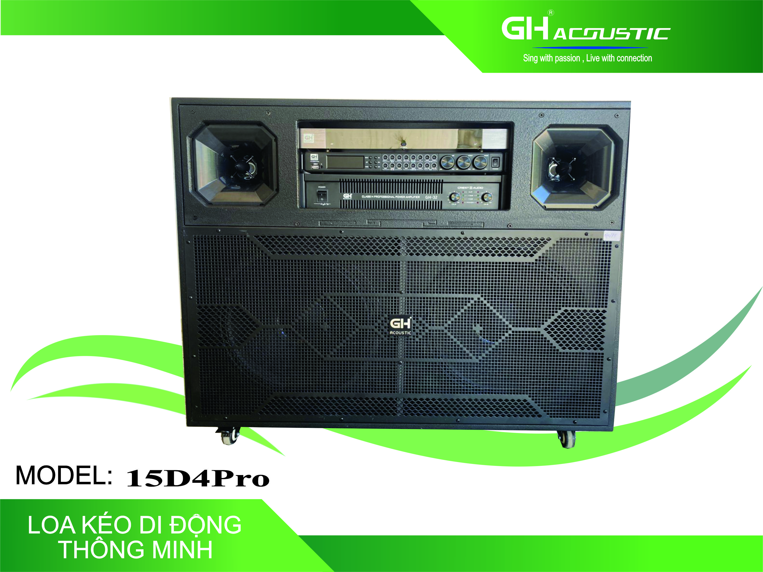 Loa Kéo Điện dàn 15D4 Pro