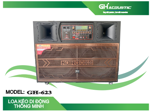 Loa kéo GH- 623 Bass 50 đôi ngang