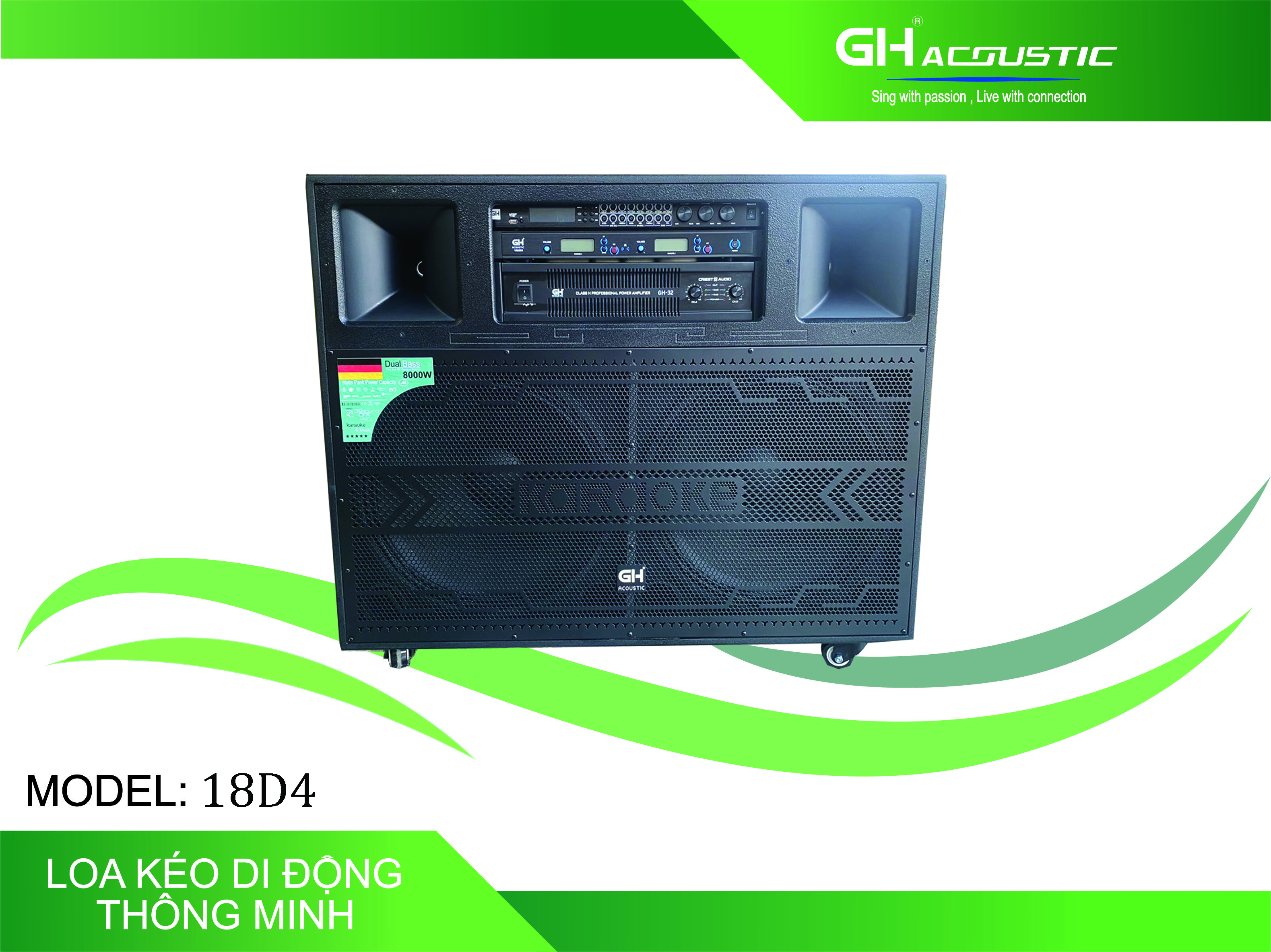 Kéo điện Dàn 18D4 - Bass 50