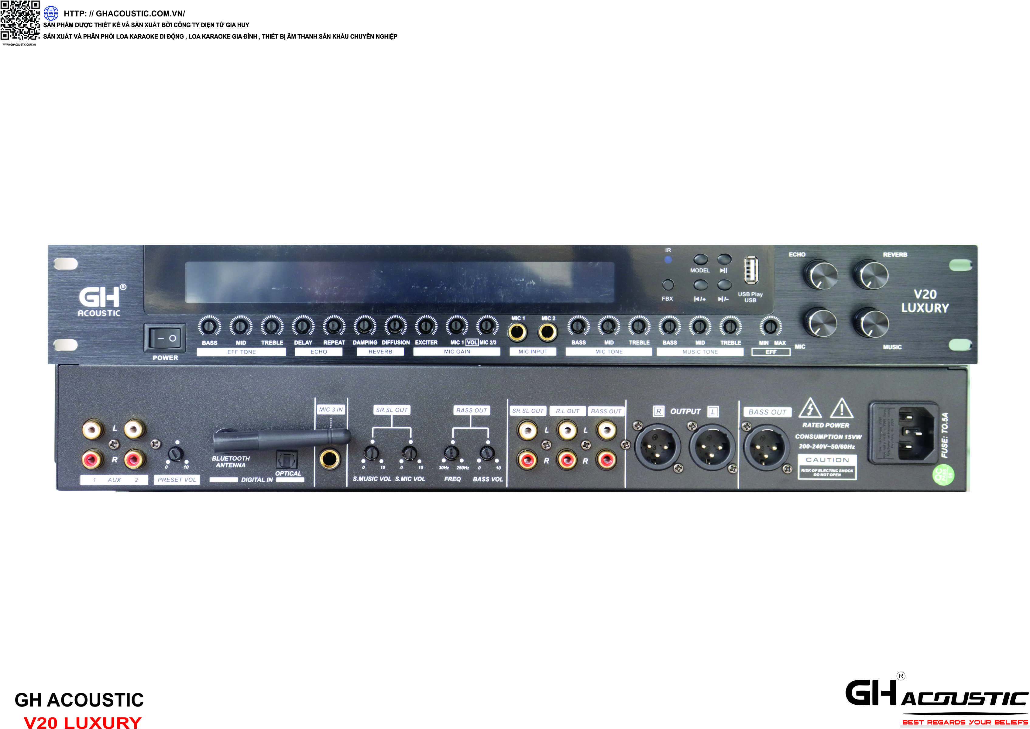 Vang cơ GH- V20 LUXURY